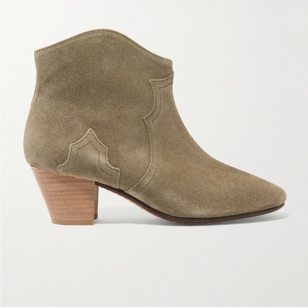 Isabel Marant Dicker Suede Ankle Boots